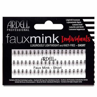 Ardell Faux Mink Individuals Knot-Free Short Black 60 kpl