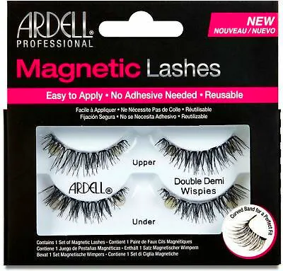 Ardell Magnetic Lashes Double Demi Wispies Black 2 pairs