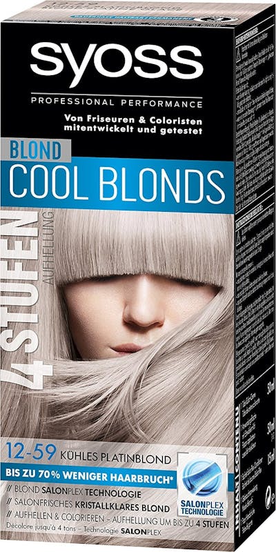 Syoss Blonds 12.59 Cool Platinum Blonde 1 stk - 29.95 kr
