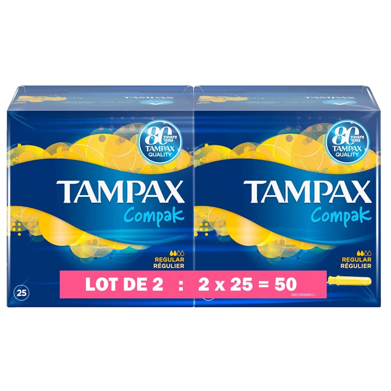 Tampax Compak Regular Duo 2 x 25 st