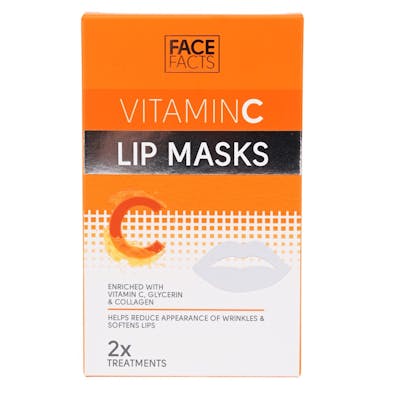 Face Facts Vitamin C Lip Masks 2 kpl
