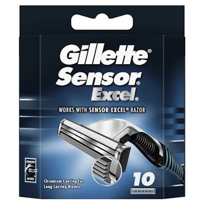 Gillette Sensor Excel Razorblades 10 st