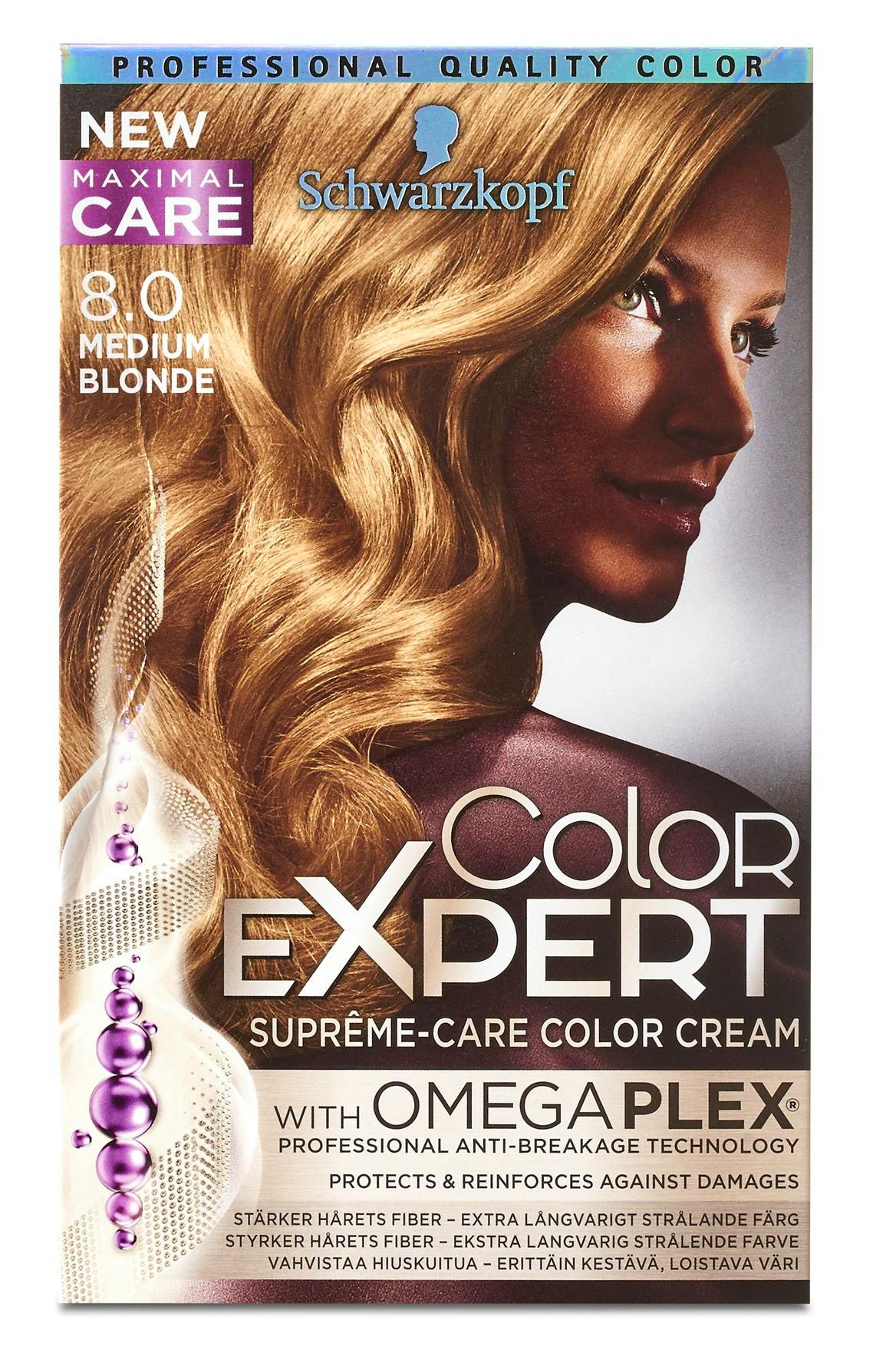Optimal Gå i stykker bemærkning Schwarzkopf Color Expert 8.0 Medium Blonde