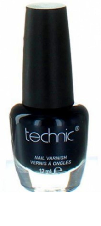 Technic Nail Polish Jet Black 12 ml