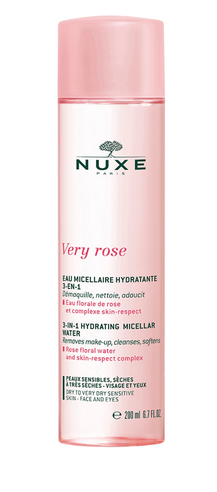 Nuxe Very Rose Cleansing Water Sensitive Skin 200 ml