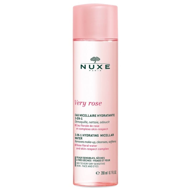 Nuxe Very Rose Cleansing Water Dry To Very Dry Sensitive Skin 200 ml