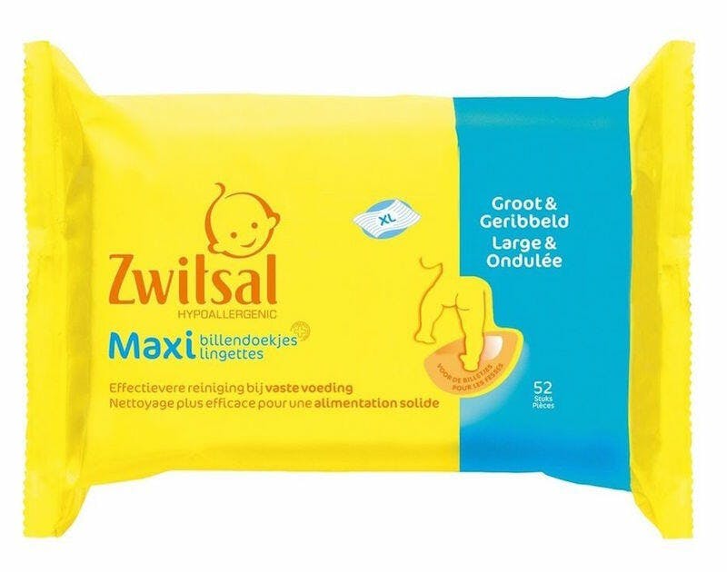 Zwitsal Maxi 52 st 3.39 EUR - luxplus.nl