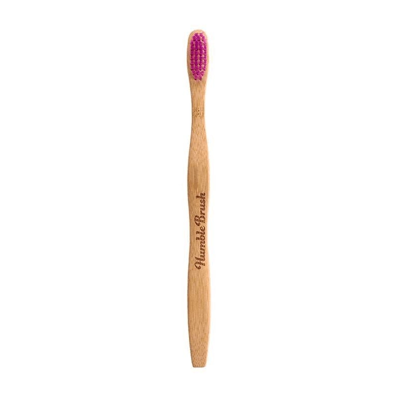 chrysant Overeenkomstig verdrietig The Humble Co. Humble Brush Adult Bamboo Toothbrush Purple Soft 1 st - 3.49  EUR - luxplus.nl