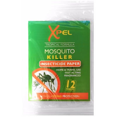 Xpel Mosquito Killer Insecticide Paper 12 kpl