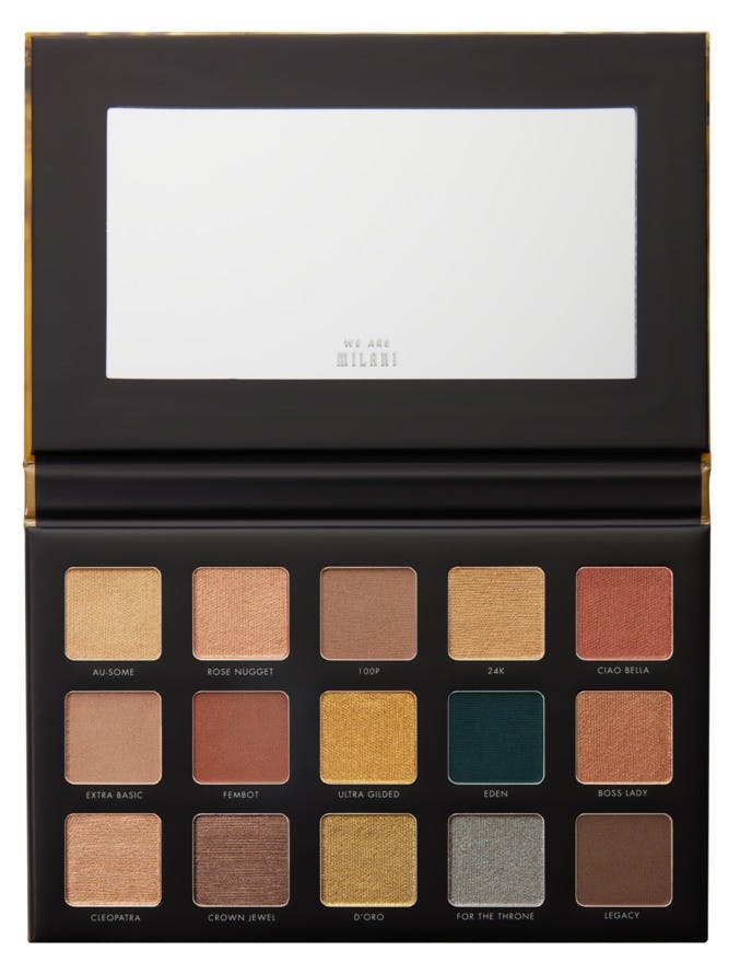 Gilded Eyeshadow Palette 110 Gilded Gold 9 G Fra Milani