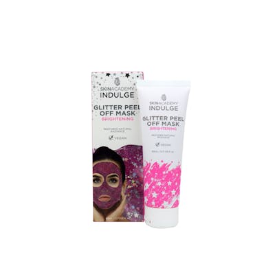 Skin Academy Indulge Glitter Peel Off Mask Brightening Pink 80 ml