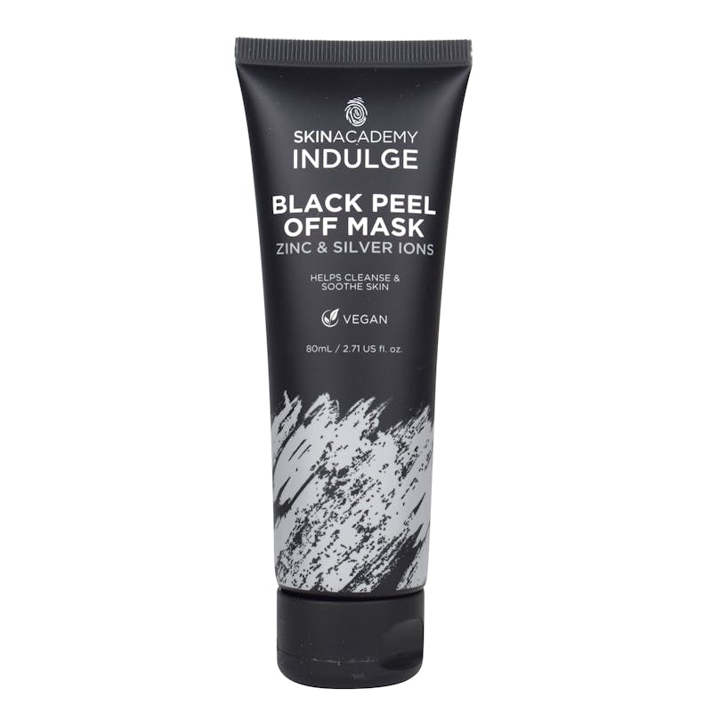 Skin Academy Indulge Black Peel Off Mask Zinc &amp; Silver Ions 80 ml