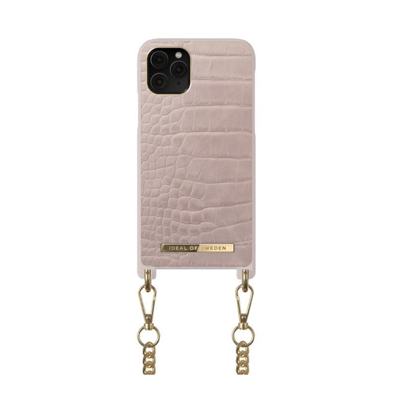 iDeal Of Sweden Phone Necklace Case Iphone 11 Pro Misty Rose Croco iPhone 11 Pro