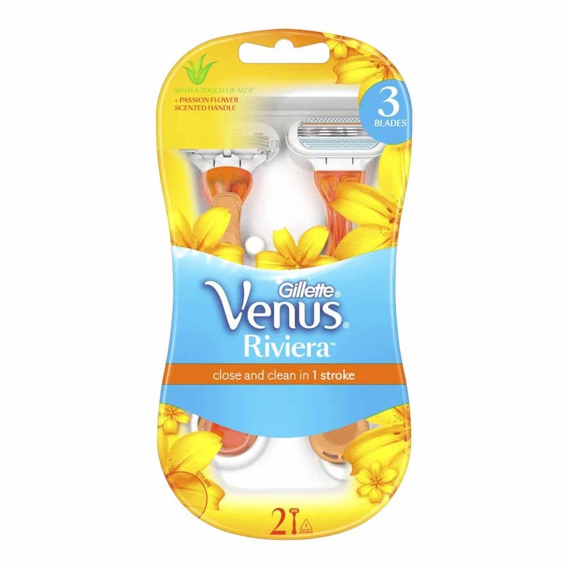 Gillette Venus Riviera Disposable Razors 2 Pack 2 pcs