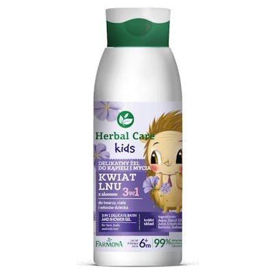 Herbal Care Kids 3 In 1 Delicate Bath & Shower Gel 400 ml