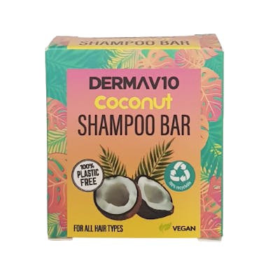 DermaV10 Coconut Shampoo Bar 50 g