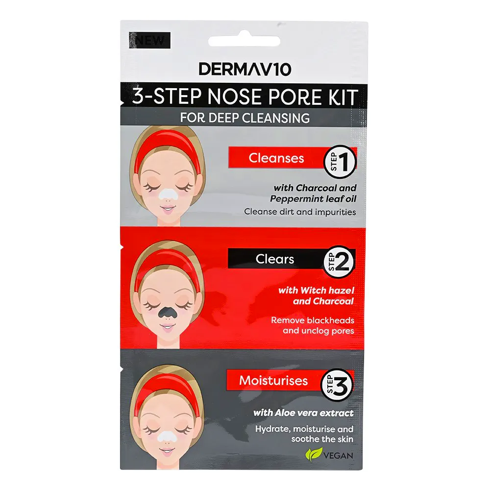 DermaV10 3 Step Nose Pore Kit 1 st