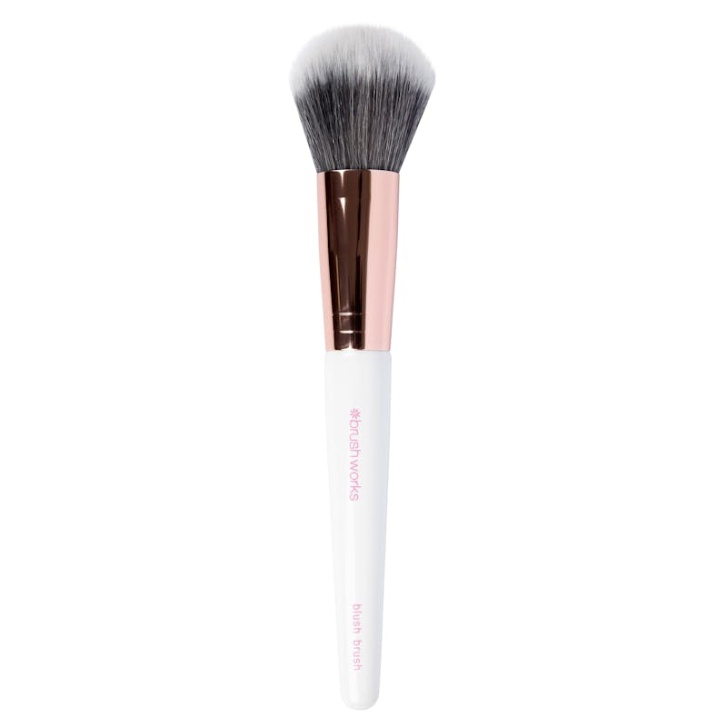 brushworks White & Gold Blush Brush 1 kpl