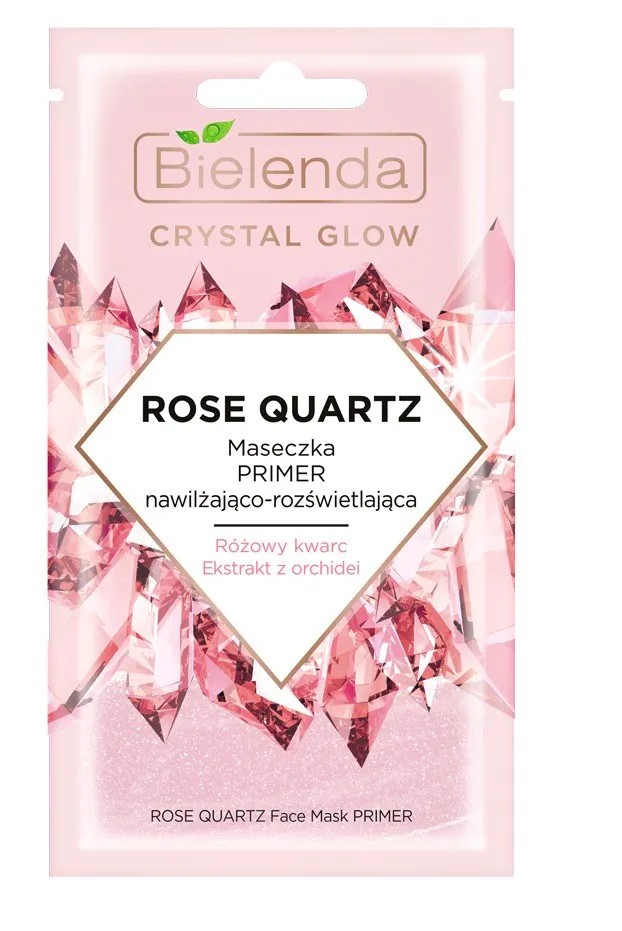 Bielenda Crystal Glow Rose Quartz Face Mask Primer 8 g