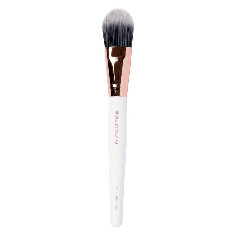 brushworks White & Gold Foundation Brush 1 st