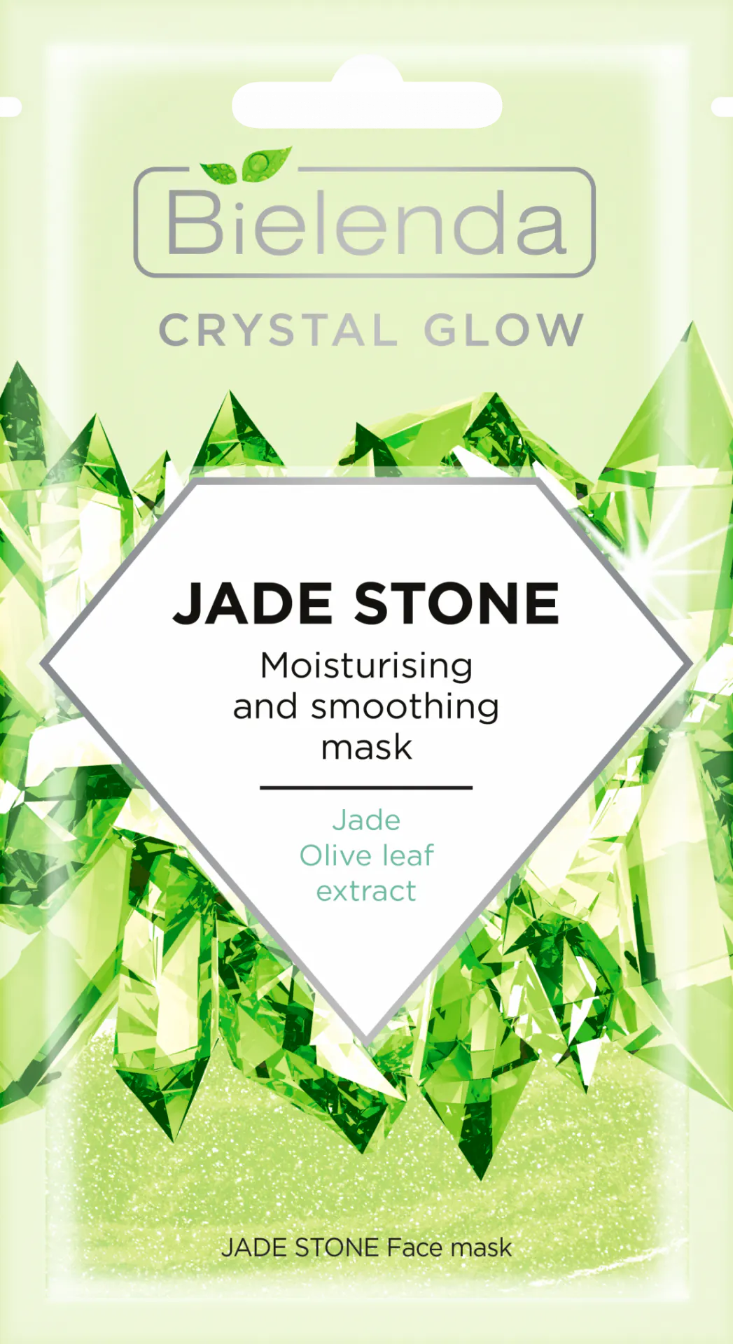 Bielenda Crystal Glow Jade Stone Face Mask 8 g