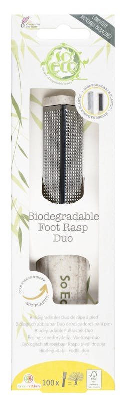 So Eco Biodegradable Two Sided Foot Rasp 1 pcs