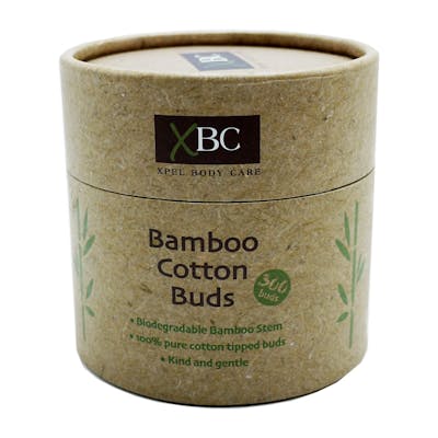 XBC Biodegradable Bamboo Bomullstops 300 st