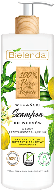 Bielenda 100 Vegan Pure Shampoo For Oily Hair 400 ml 5.39 EUR