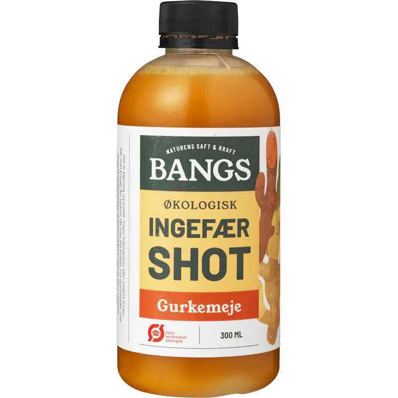 Bangs Ingefær Shot Med Gurkemeje 300 ml - 29.95 kr