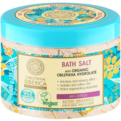 Natura Siberica Oblepikha Anti-Stress Bath Salt 600 g
