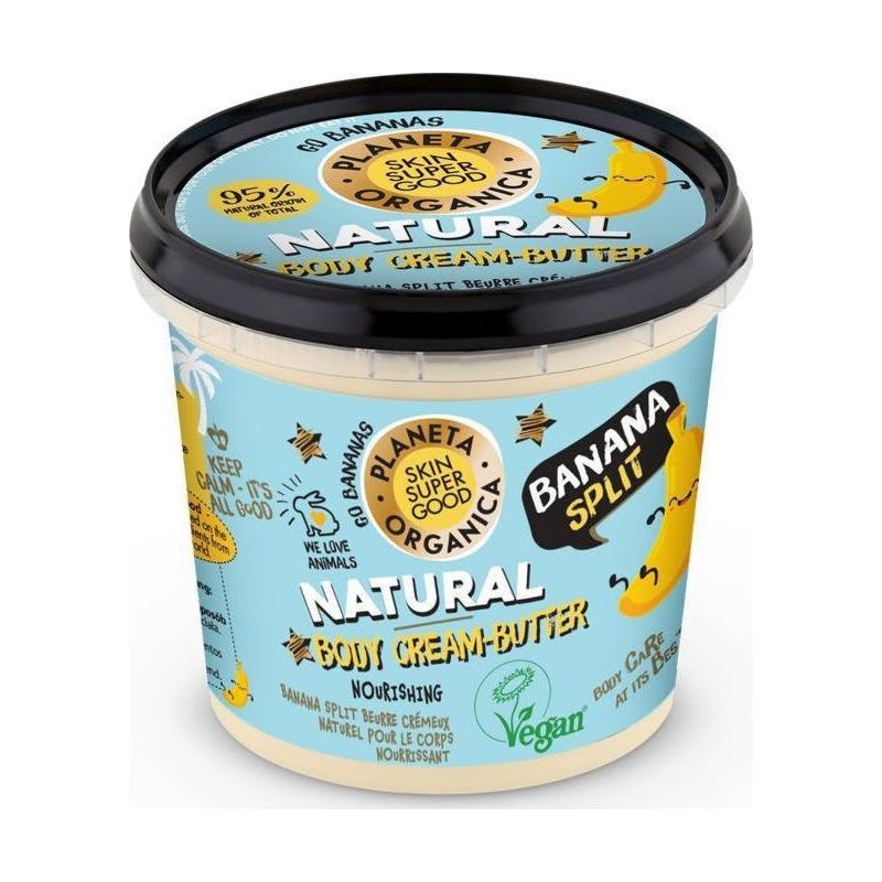 Planeta Organica Natural Body Cream-Butter Banana Split 360 ml