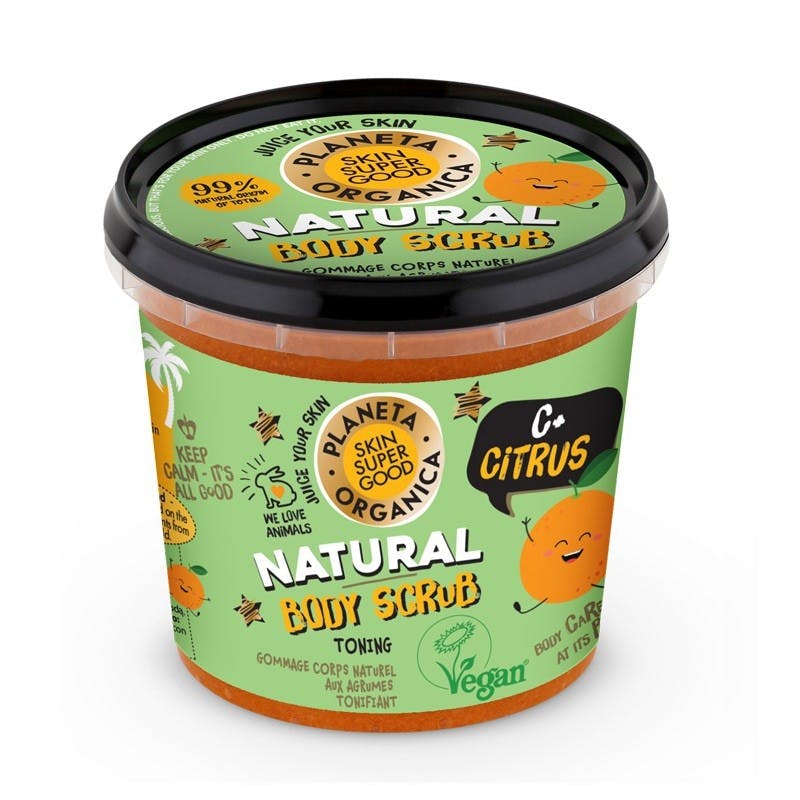 Planeta Organica Natural C+ Citrus Body Scrub 360 ml