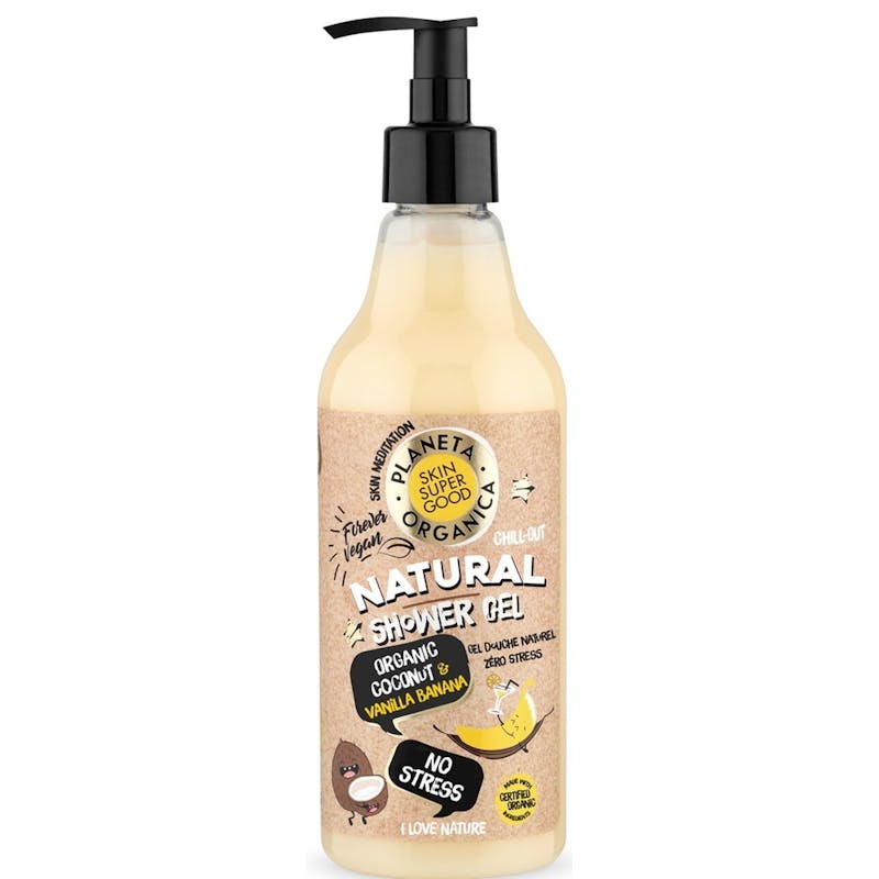 Planeta Organica Natural Organic Coconut &amp; Vanilla Banana Shower Gel 500 ml