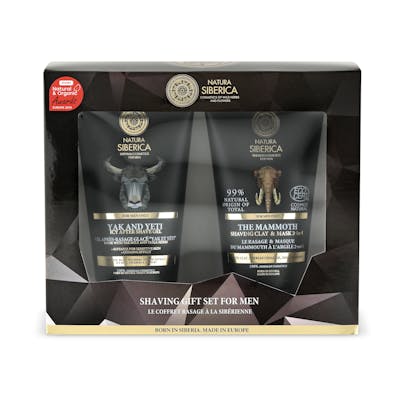 Natura Siberica Shaving Set After Shave Gel & Shaving Clay & Mask 2in1 2 x 150 ml