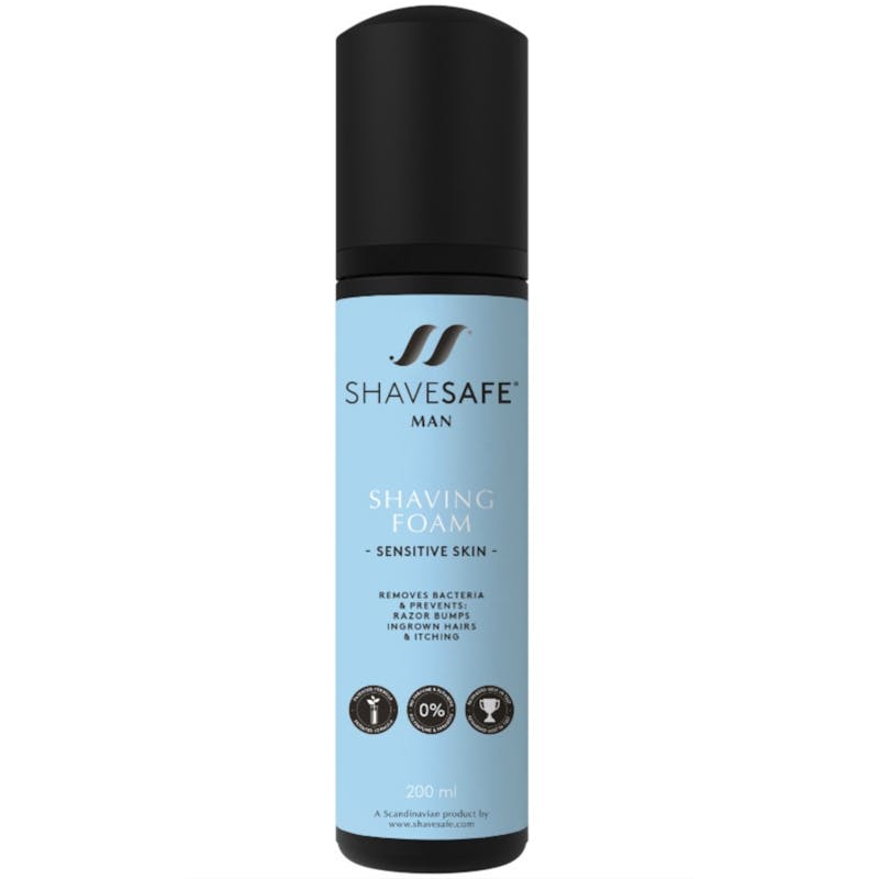 ShaveSafe  Man Shaving Foam Sensitive Skin 200 ml