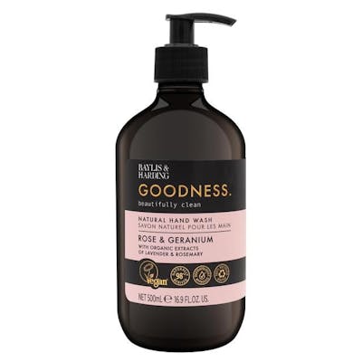 Baylis &amp; Harding Goodness Rose &amp; Geranium Hand Soap 500 ml