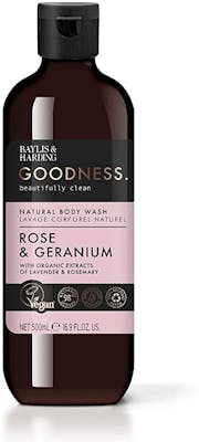 Baylis &amp; Harding Goodness Rose &amp; Geranium Body Wash 500 ml