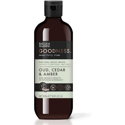 Baylis &amp; Harding Goodness Oud Cedar &amp; Amber Body Wash 500 ml