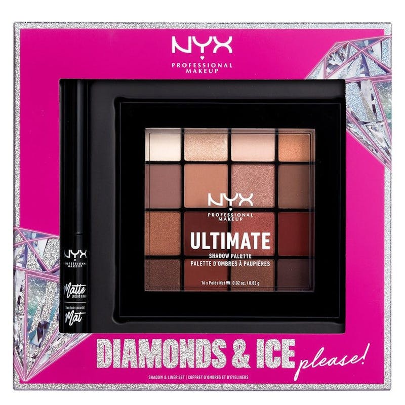 NYX Diamonds &amp; Ice Please! Shadow &amp; Liner Set 2 kpl