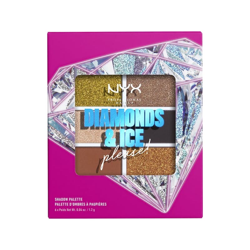 NYX Diamonds &amp; Ice Please! Eyeshadow Palette Jeweled &amp; Jaded 1 kpl