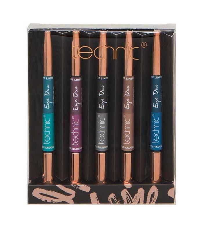 Technic Dual End Eye Shadow & Eyeliner Pencils 5 stk 45.95 kr