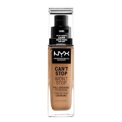 NYX Can&#039;t Stop Won&#039;t Stop Foundation Camel 30 ml