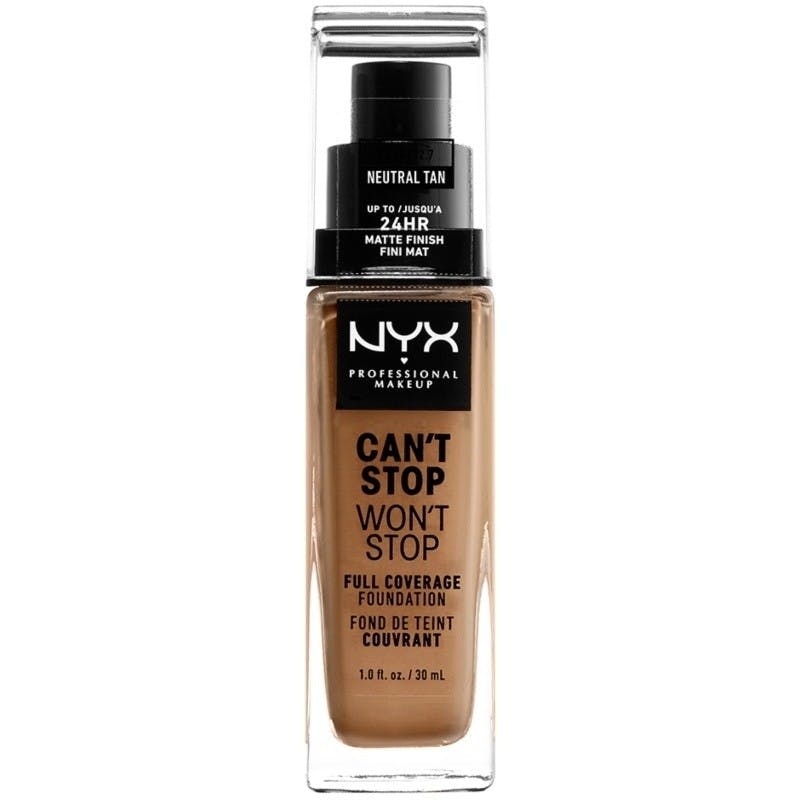 NYX Can&#039;t Stop Won&#039;t Stop Foundation Neutral Tan 30 ml