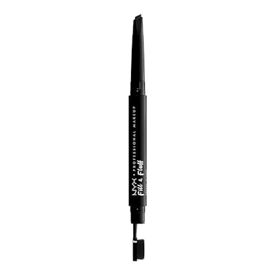 NYX Fill &amp; Fluff Eyebrow Pomade Pencil 08 Black 0,2 g