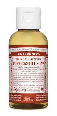Dr. Bronner’s Castile Soap Eucalyptus 60 ml