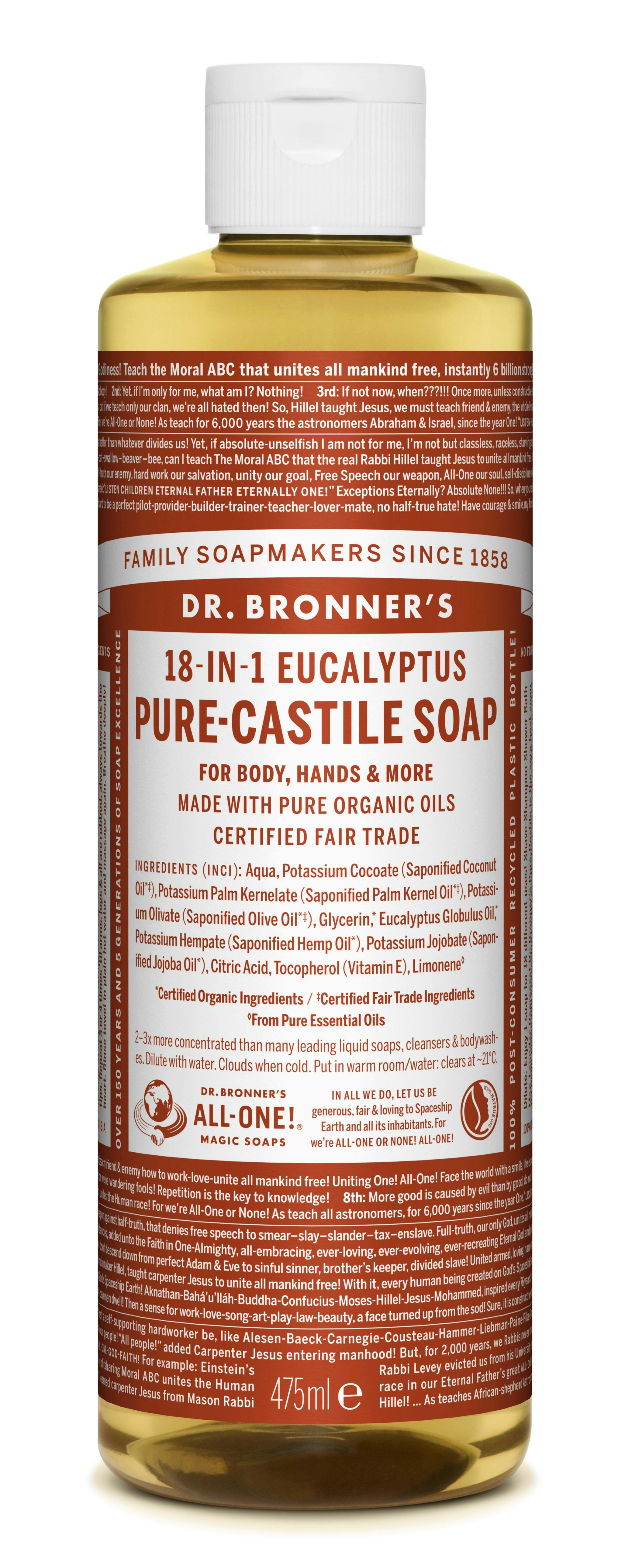 Dr. Bronner’s Castile Soap Eucalyptus 475 ml