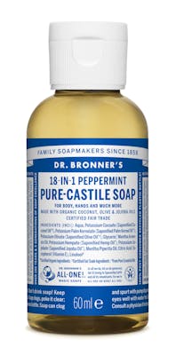 Dr. Bronner’s Castile Soap Peppermint 60 ml