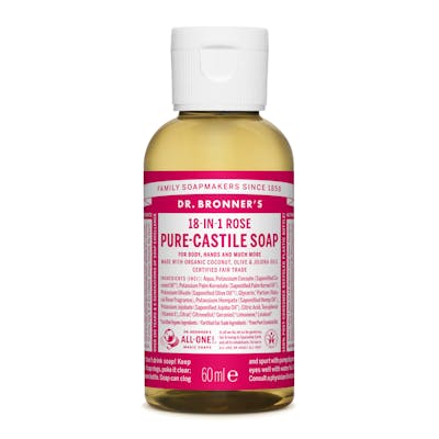 Dr. Bronner’s Castile Soap Rose 60 ml