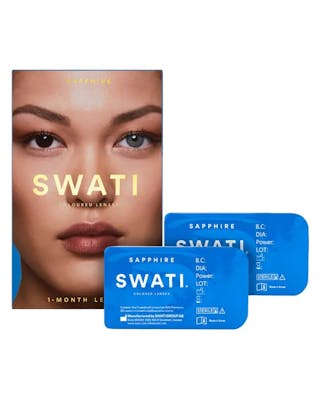 Swati Coloured Lenses Sapphire 1 Month 1 pair