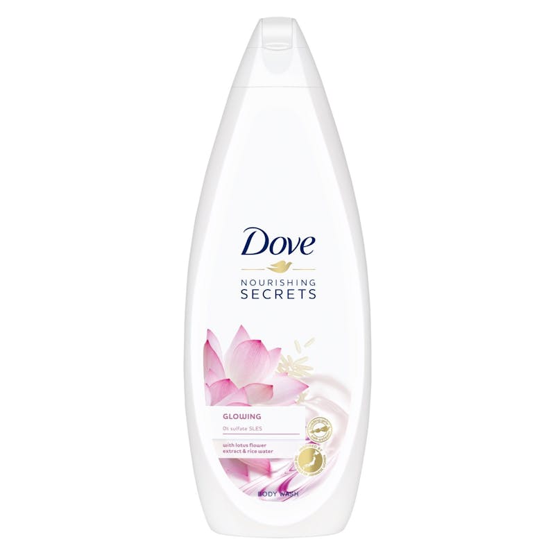 Dove Glowing Body Wash With Lotus Flower Extract &amp; Rice Water 600 ml